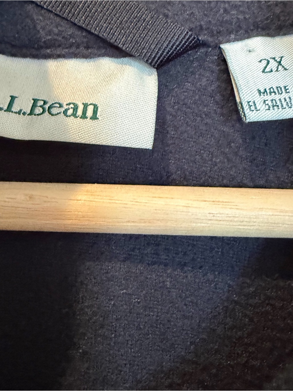 L.L. Bean Black Full-Zip Fleece Jacket - Women 2X - Picture 3 of 6